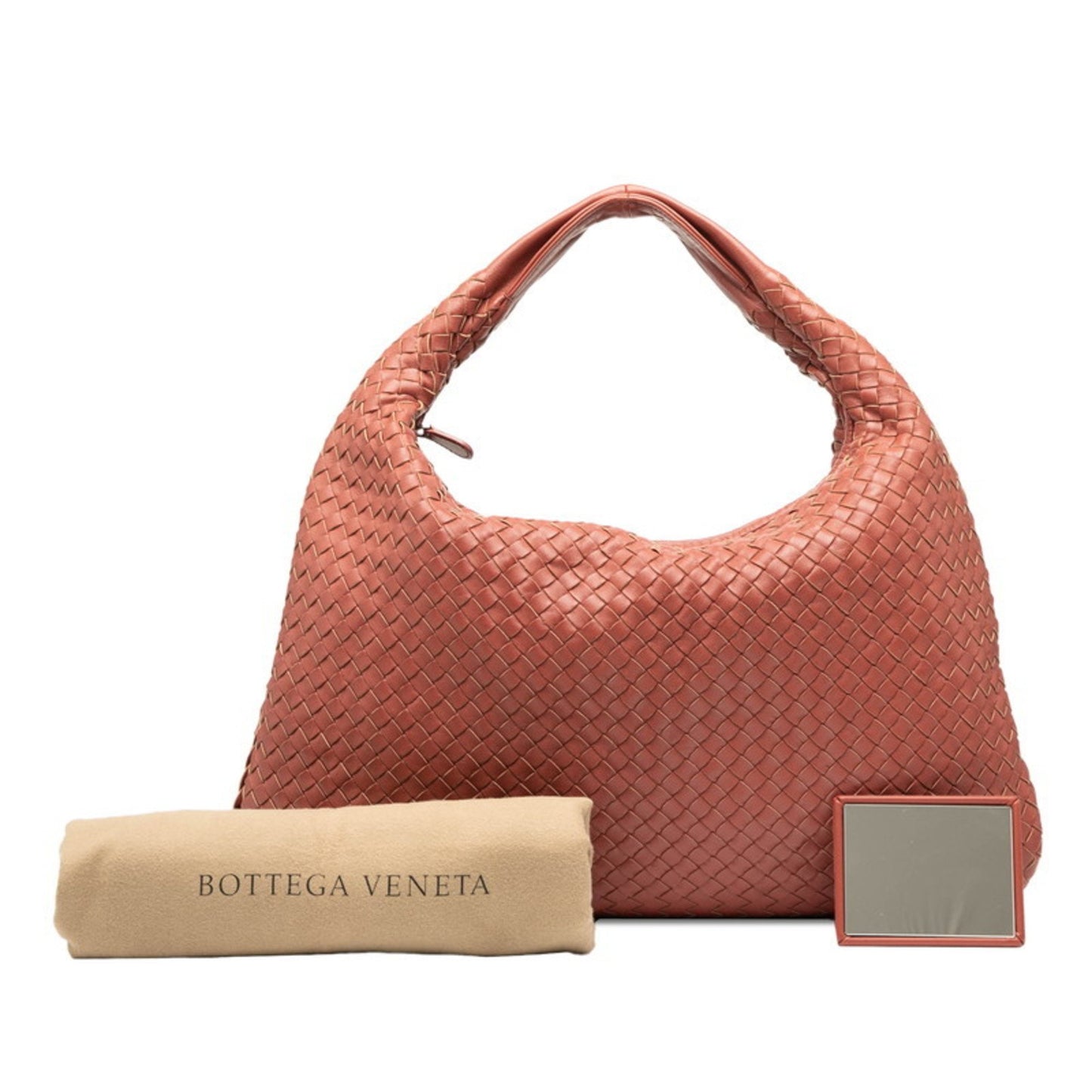 Bottega Veneta Intrecciato One-Shoulder Bag In Brown Leather