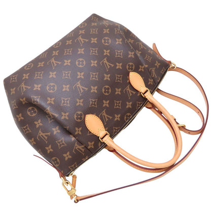 Louis Vuitton Monogram Turen Mm M48814 2-Way Handbag Brown