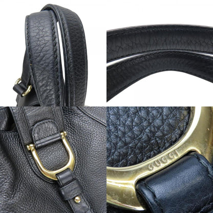 Gucci Tote Bag 268747 Leather Black