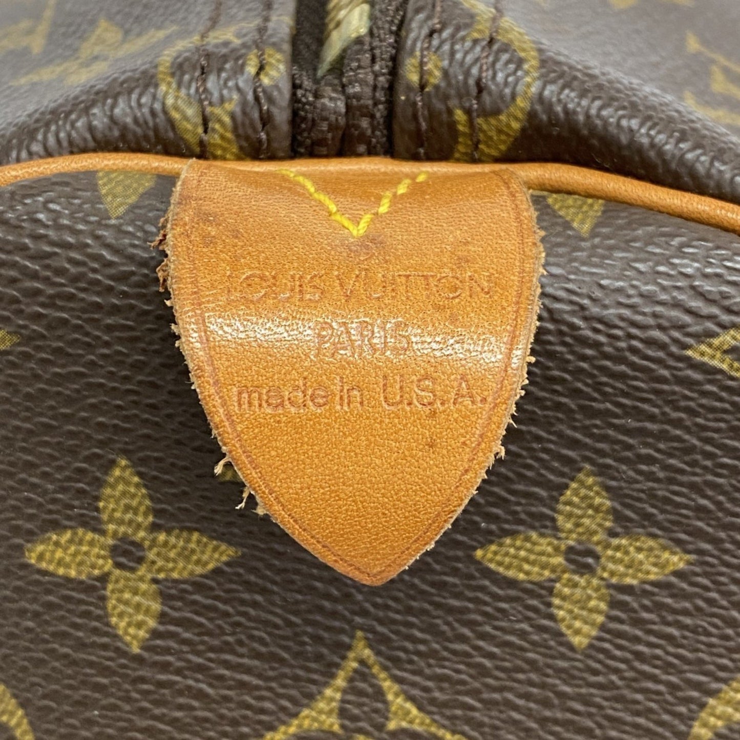 Louis Vuitton Monogram Keepall 55 Boston Bag M41424 Brown