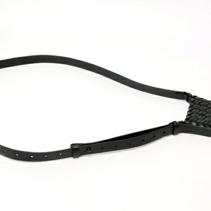 Bottega Veneta Phone Pouch Smartphone Holder Shoulder Bag 567029 Intrecciato Leather Black S-158595
