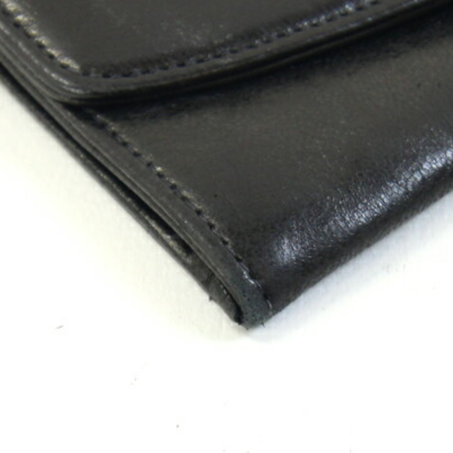 Chanel Coco Mark Black Lambskin Bifold Wallet