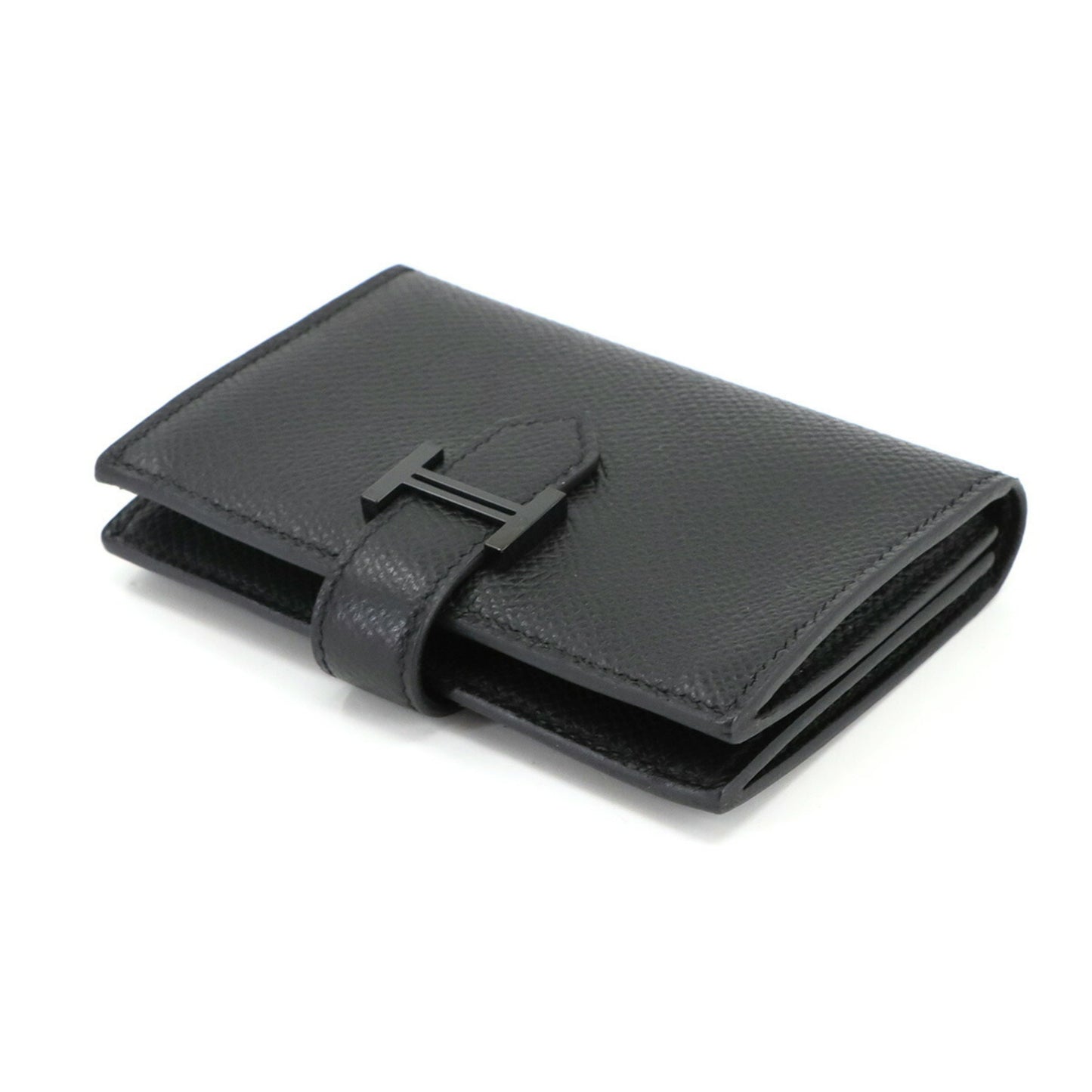 Hermes Herms Bearn Monochrome So Black Card Case