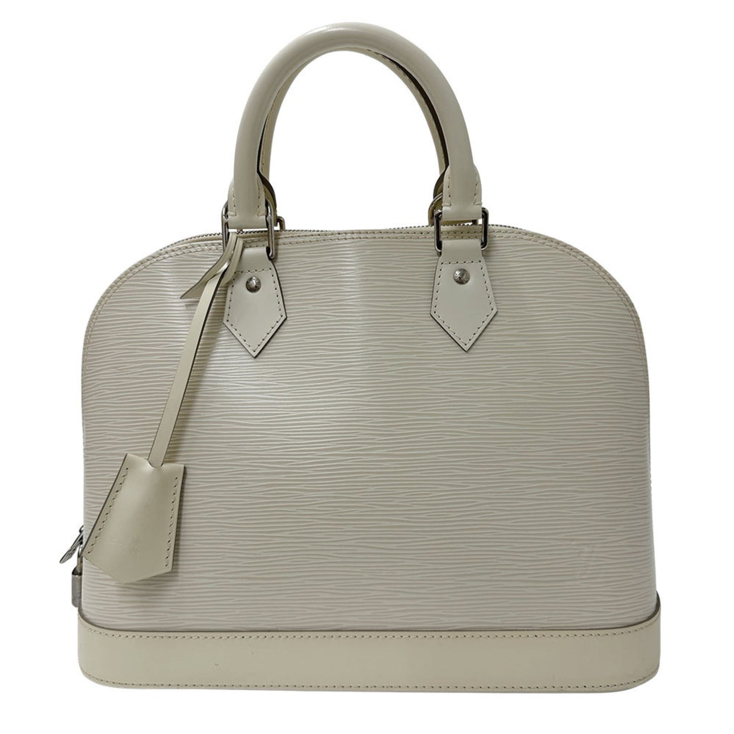 Louis Vuitton Epi Leather Alma Ivoire Handbag M4030J White