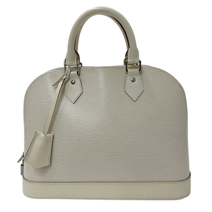 Louis Vuitton Epi Leather Alma Ivoire Handbag M4030J White