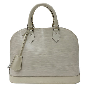 Louis Vuitton Epi Leather Alma Ivoire Handbag M4030J White