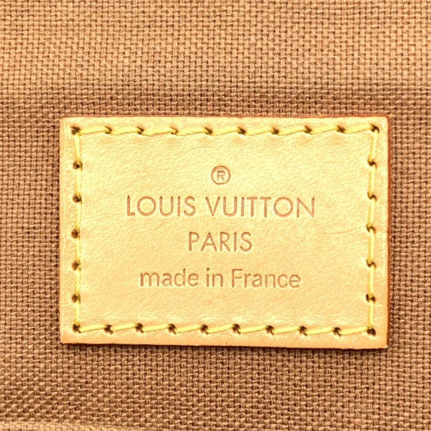 Louis Vuitton M40007 Popincourt Au Tote Bag Brown Monogram Canvas Leather