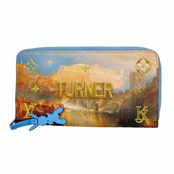 Louis Vuitton Monogram Certy Zippy Wallet M64604 Light Blue/Beige