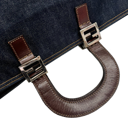 Fendi Denim Tote Bag Handbag 2354