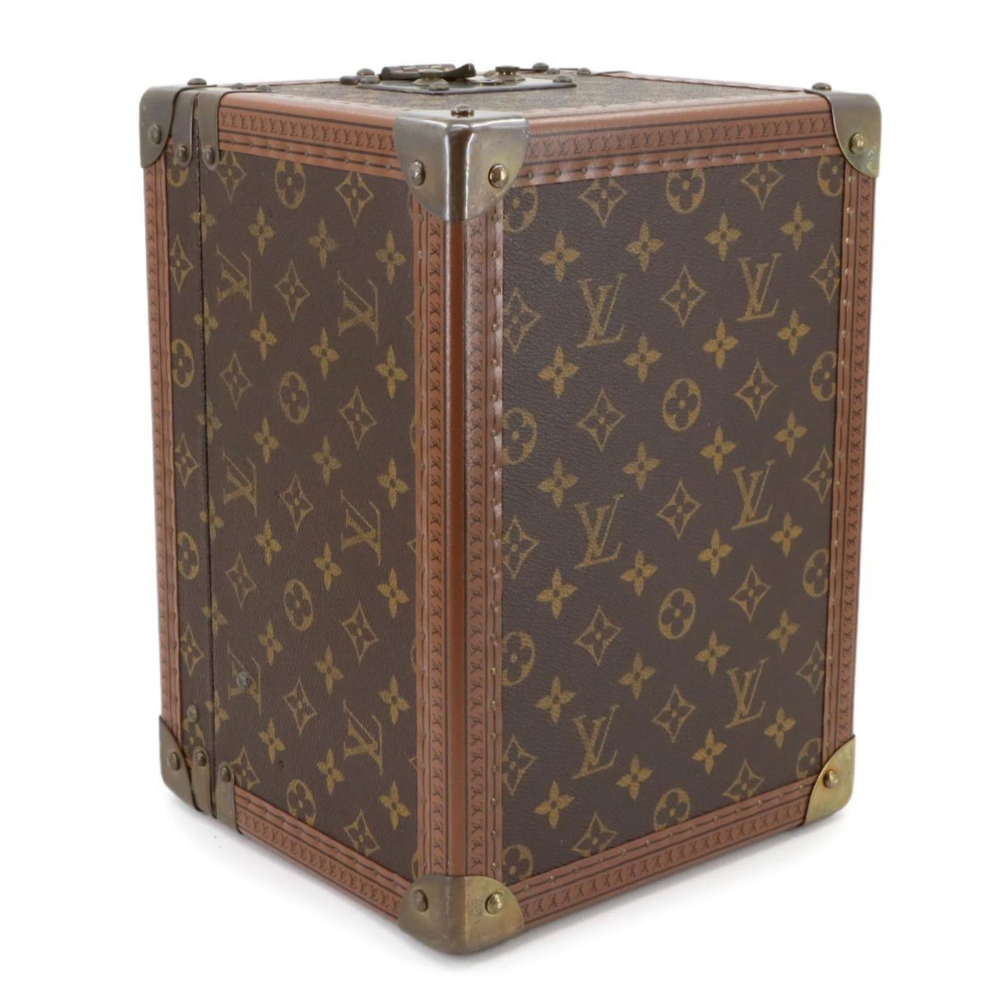 Louis Vuitton Monogram Boite Flacon Makeup Box Vanity Handbag Brown M21828