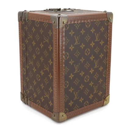 Louis Vuitton Monogram Boite Flacon Makeup Box Vanity Handbag Brown M21828