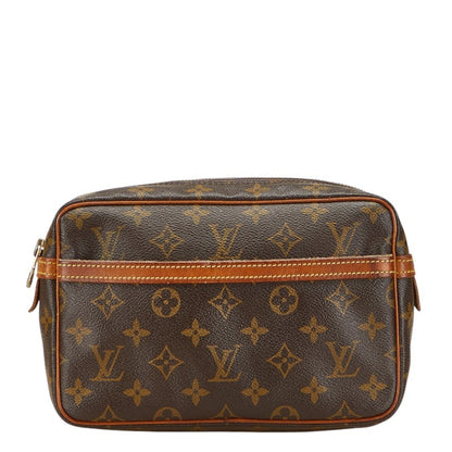 Louis Vuitton Monogram Compigne 23 Second Bag M51847 Brown Leather