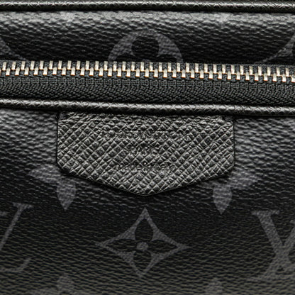 Louis Vuitton Monogram Eclipse Taiga Rama Outdoor Pochette M30755 Noir Black Leather