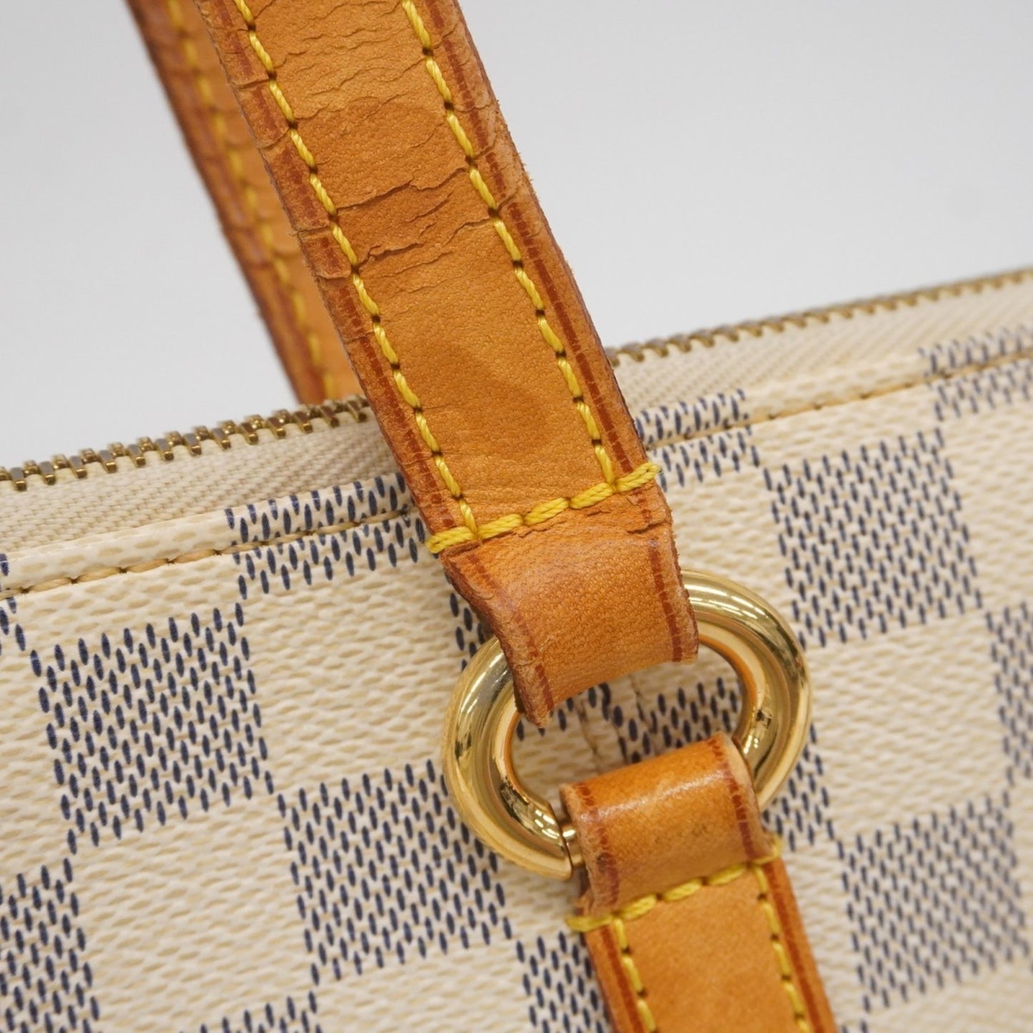 Louis Vuitton Damier Azur Totally Pm Tote Bag N51262 White