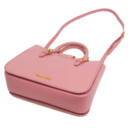 Miu Miu Madras Rn0799 Women'S Leather Handbag