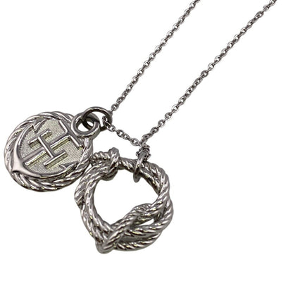 Hermes Hermes Cordage Rope Necklace High Chain Silver