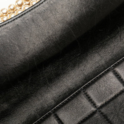 Chanel Chocobar Shoulder Bag In Black Lambskin