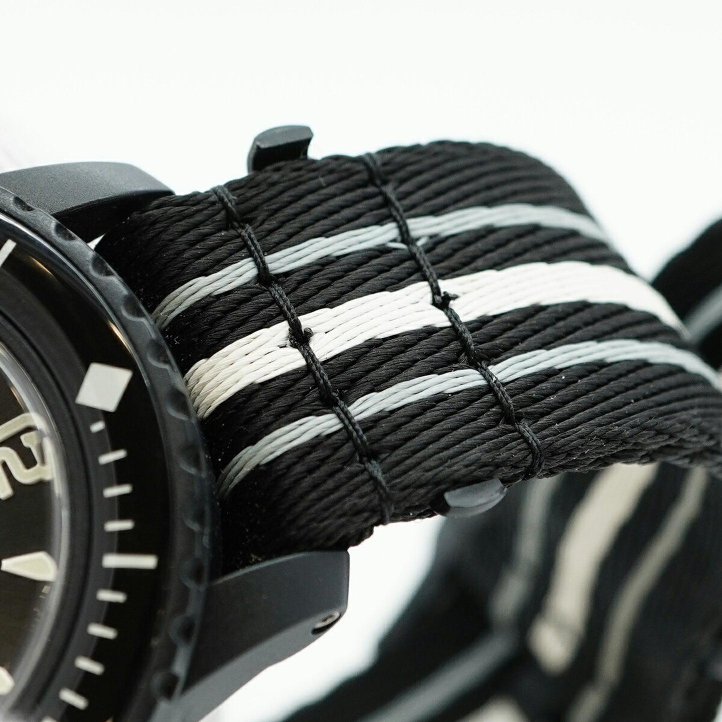 Swatch X Blancpain Fifty Fathoms Ocean Of Storms S035B400 Black Dial