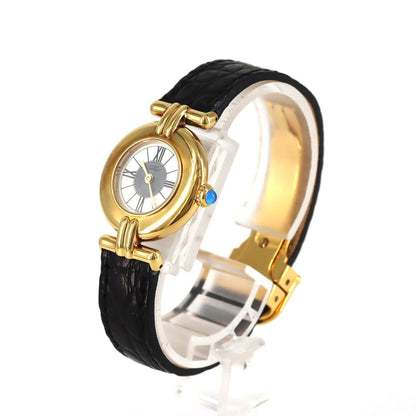 Cartier Must Coliese Sm Gp W1004354 Quartz Watch