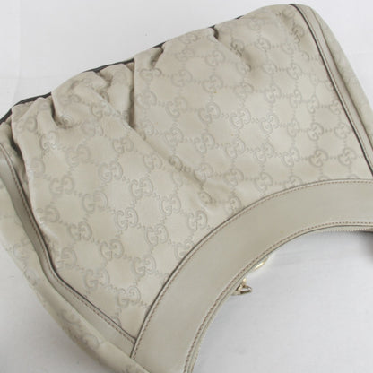 Gucci 190525 49375 Abby Line Shoulder Bag Ivory Guccissima