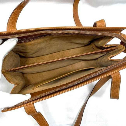 Loewe Shoulder Tote Bag Brown Leather Grain