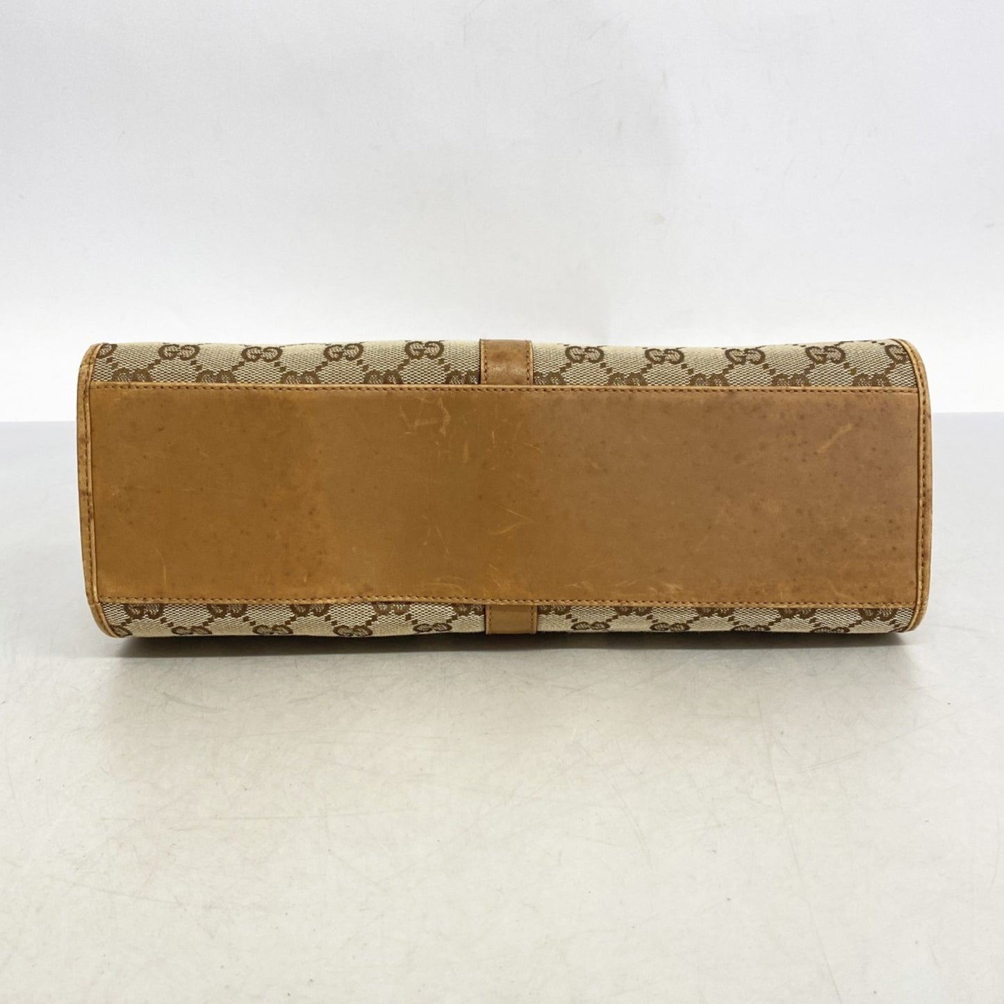 Gucci Gg Canvas Jackie Handbag 01719 Brown