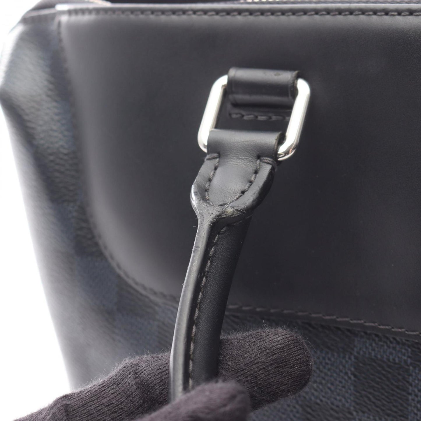 Louis Vuitton Pdj Nm Porte-Document Jour Briefcase Bag In Coated Canvas And Leather With Damier