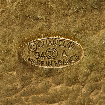 Chanel Coco Mark Brooch Gold Plated