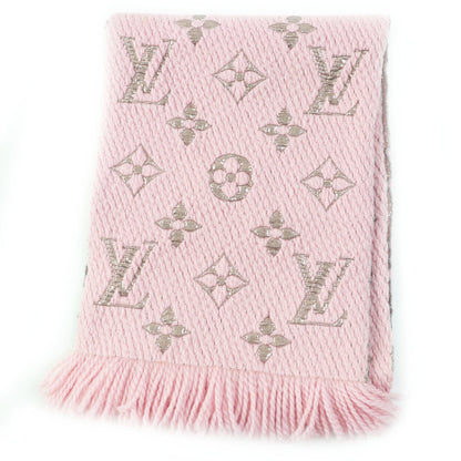 Louis Vuitton M70466 Logomania Wool And Silk Rose Ballerine Monogram Scarf