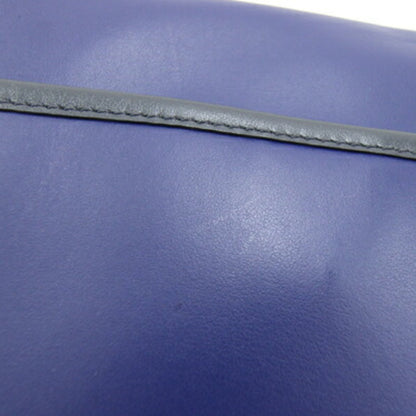 Coach Shoulder Bag Heritage Map C2907 Navy Blue Leather