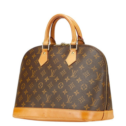 Louis Vuitton Monogram Alma Pm Handbag M51130 Brown Leather