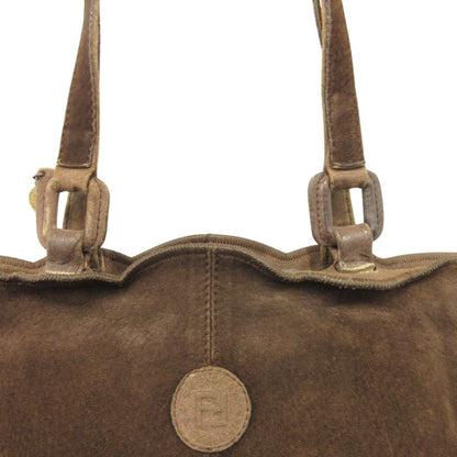 Fendi S.A.S Fendi 90'S 00'S Suede Leather Hand Bag Tote Shoulder Zucca Old Vintage