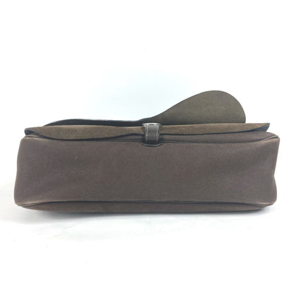 Hermes Sac Colorado Gm Flap Bag Shoulder Canvas Leather