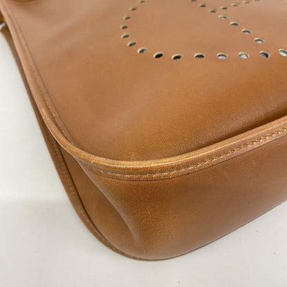 Hermes Herms Evelyn 1 Shoulder Bag In Box Calf Noisette