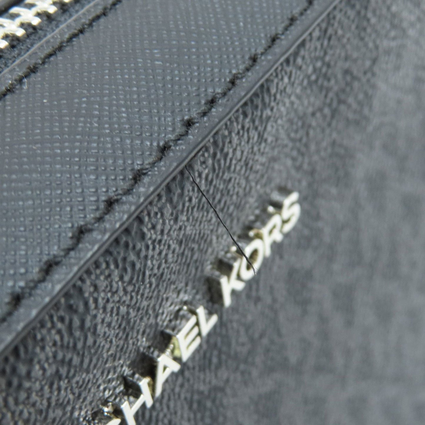 Michael Kors Mk Signature Shoulder Bag Coated Canvas