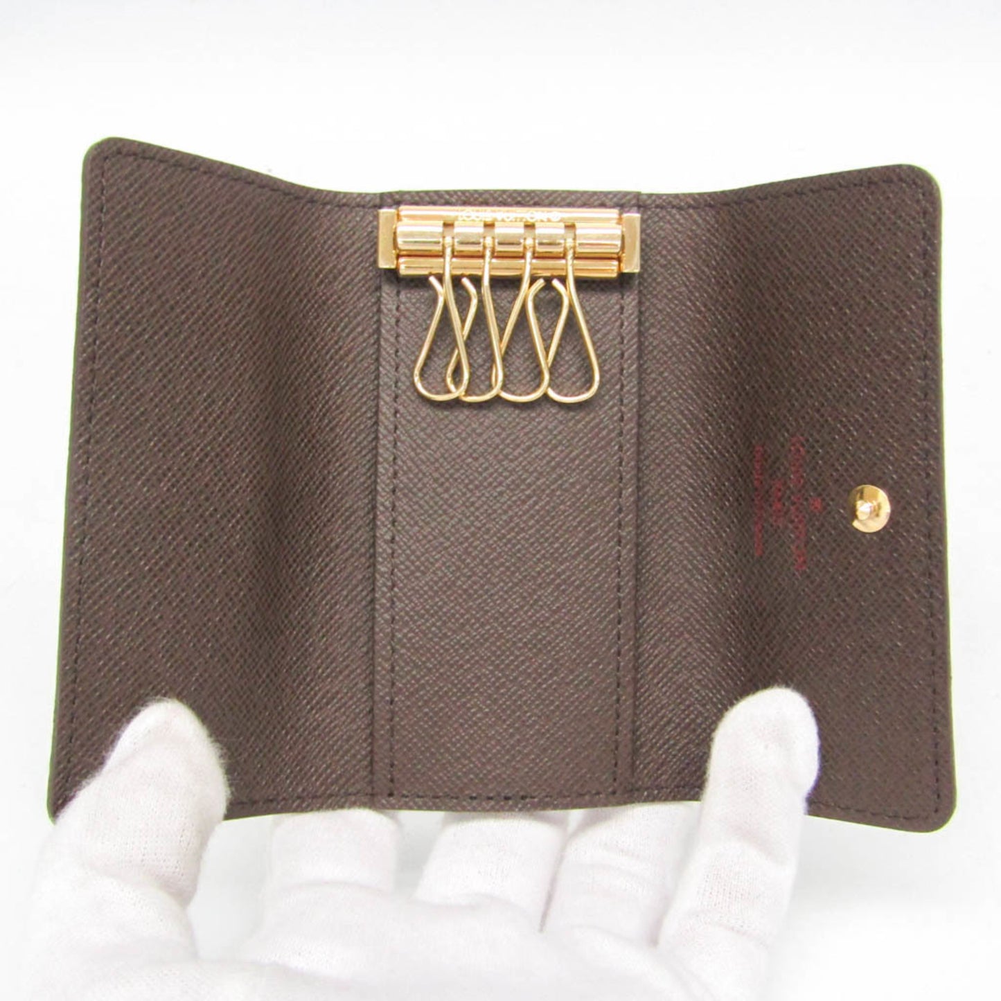 Louis Vuitton Damier 4 Key Holder N62631 Men
