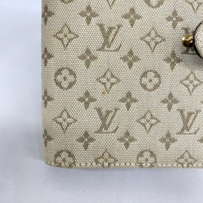 Louis Vuitton Monogram Mini Agenda Pm Planner Cover R20911 Khaki