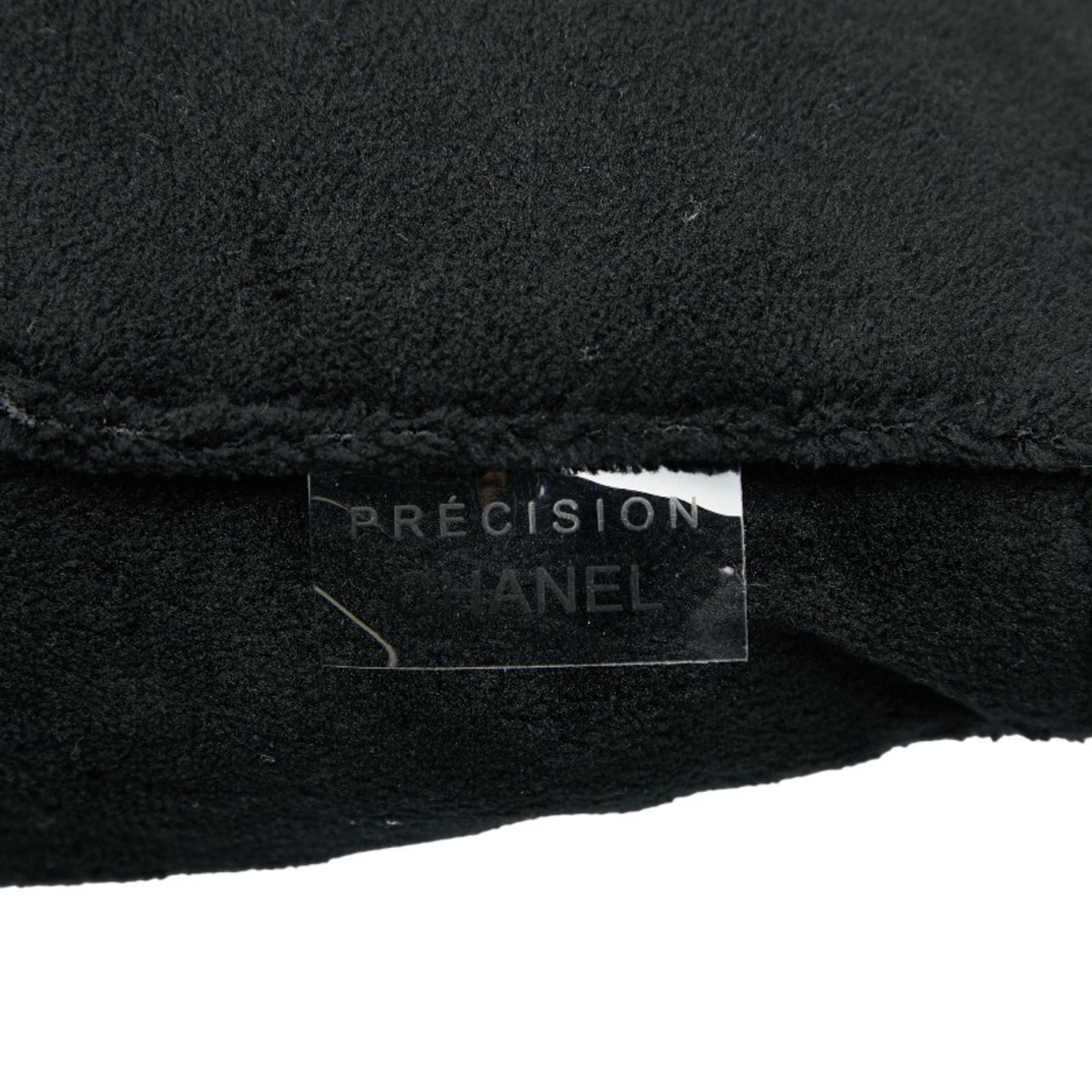 Chanel Coco Mark Novelty Crossbody Shoulder Bag In Black And White With Pile