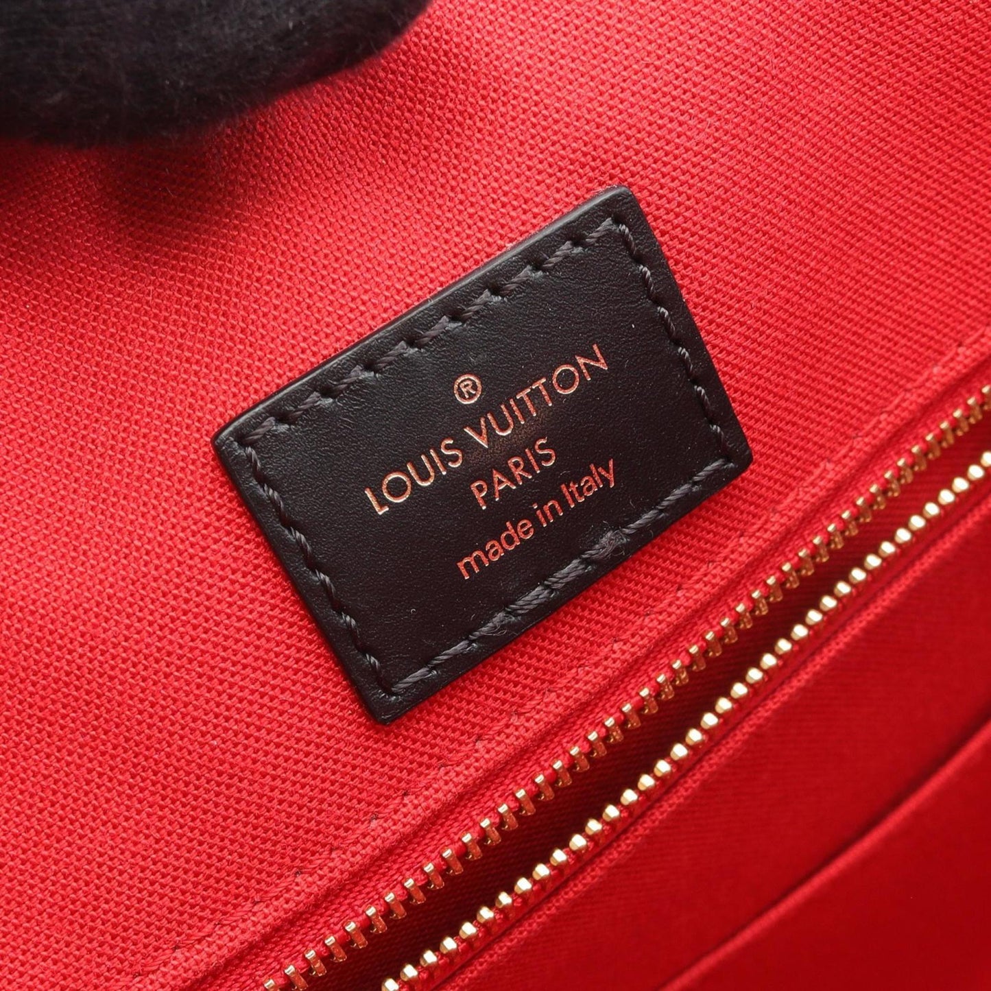 Louis Vuitton On The Go Gm Shoulder Bag In Coated Canvas And Leather With Monogram Giant Reverse