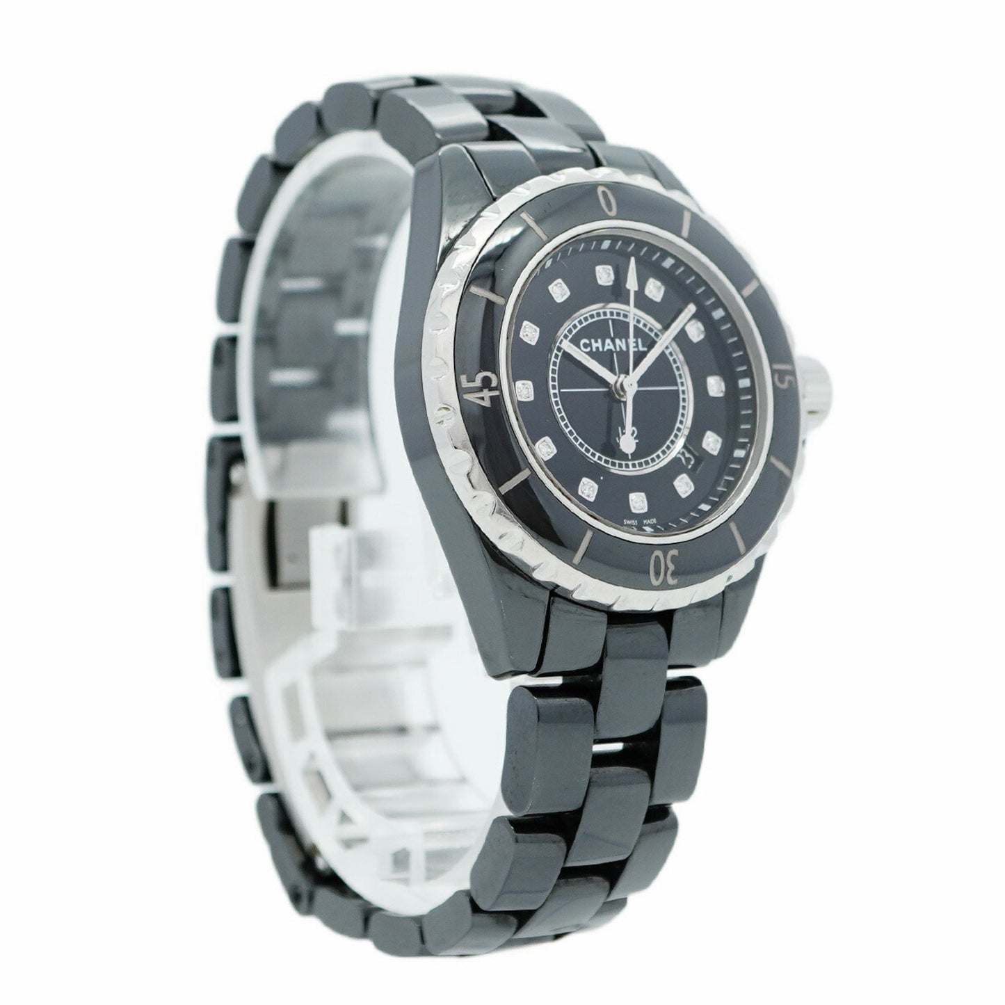 Chanel J12 H1625 Black Dial