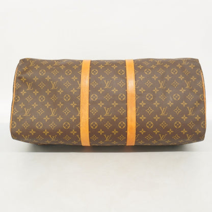 Louis Vuitton Monogram Keepall 55 Boston Bag M41424 Brown