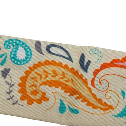 Hermes Herms Twilly Guepards Bandana Cheetah Scarf Muffler In Yellow