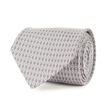 Hermes Men'S Chaine D'Ancre Silk Tie
