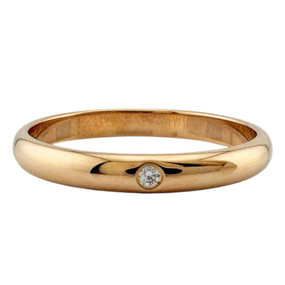 (18K) Cartier Band Ring Pink Gold