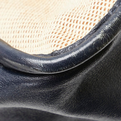 Gucci Horsebit 1955 Tote Bag 623694 Beige Navy Canvas Leather