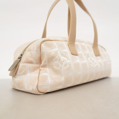 Chanel New Travel Nylon Beige Handbag