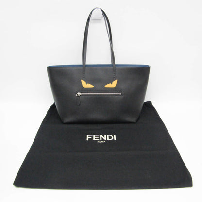 Fendi Roll Bag Monster Bugs 8Bh185 Women'S Leather Tote Bag Black
