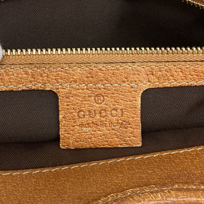 Gucci Gg Canvas Handbag 145761 Beige Light Brown Champagne