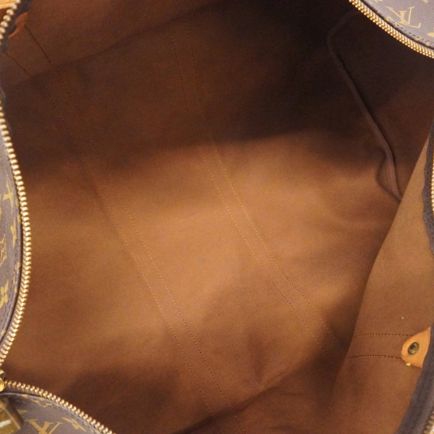 Louis Vuitton Monogram Keepall 55 Boston Bag M41424 Brown