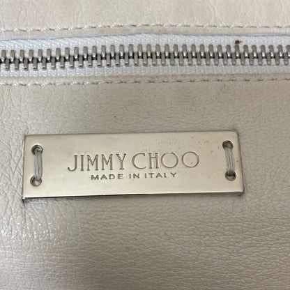 Jimmy Choo Sasha Star Punching Leather Tote Bag In Black